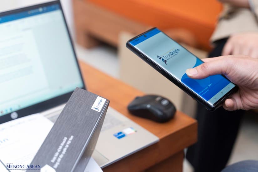 [ Mekong Asesan ] Việc ứng dụng công nghệ chuỗi khối vào việc định danh hàng hoá, loại tem chip TrueOrigin sẽ đặt dấu chấm hết cho thực trạng hàng giả,